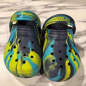 Crocs Tie Dye Fleece Lined